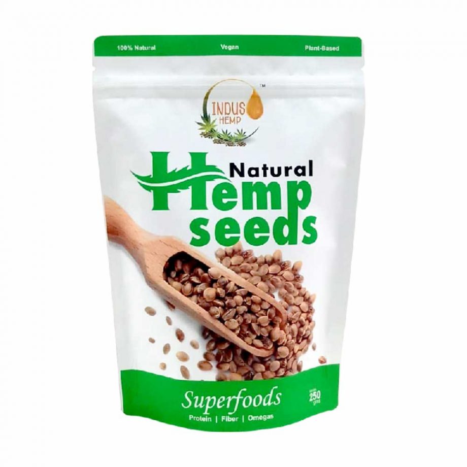 IndusHemp Natural Hemp Seeds, 250gms on itsHemp