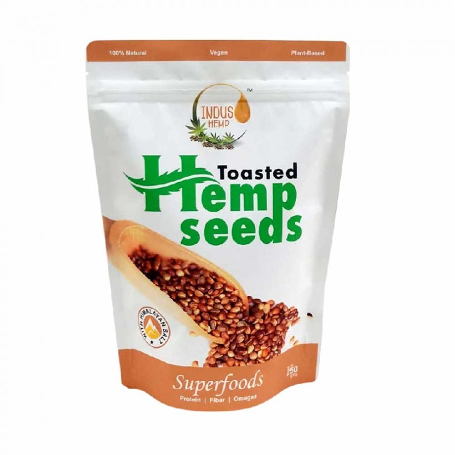 IndusHemp Toasted Hemp Seeds, 250gms on itsHemp