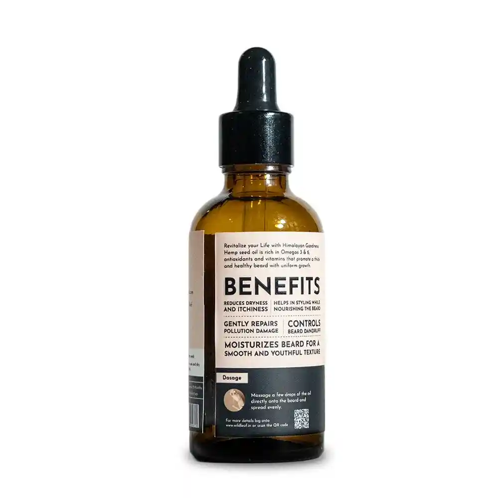 Wildleaf Hemp Beard Oil, 50ml on itsHemp