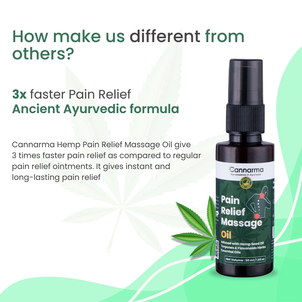 Cannarma™ ULTRA PREMIUM Pain Relief Massage oil, 50ml - Image 2