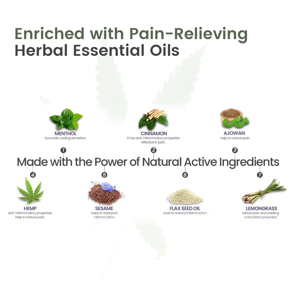 Cannarma™ ULTRA PREMIUM Pain Relief Massage oil, 50ml - Image 6
