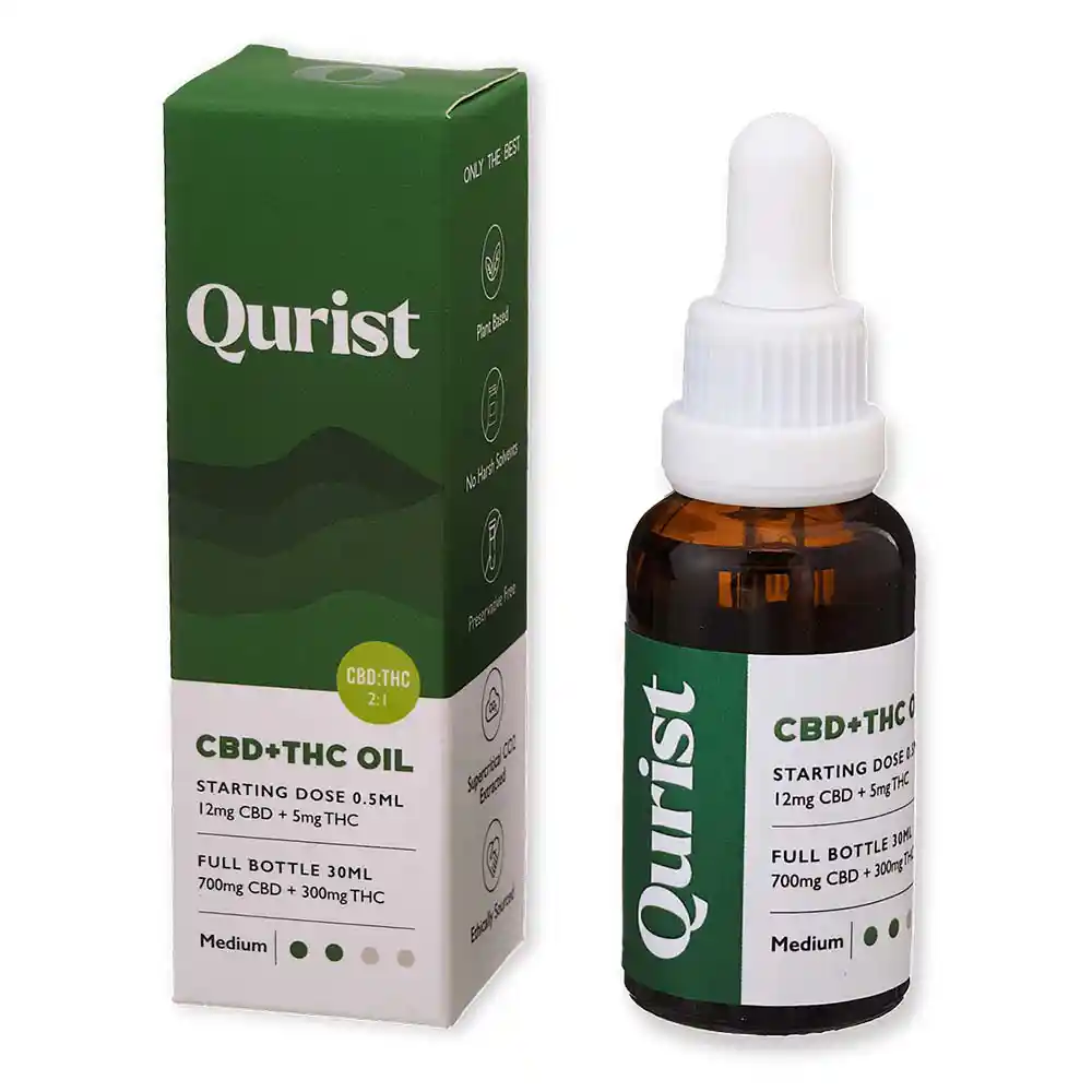 Qurist Pet CBD+THC Oil for Large Pets, 30ml on itsHemp