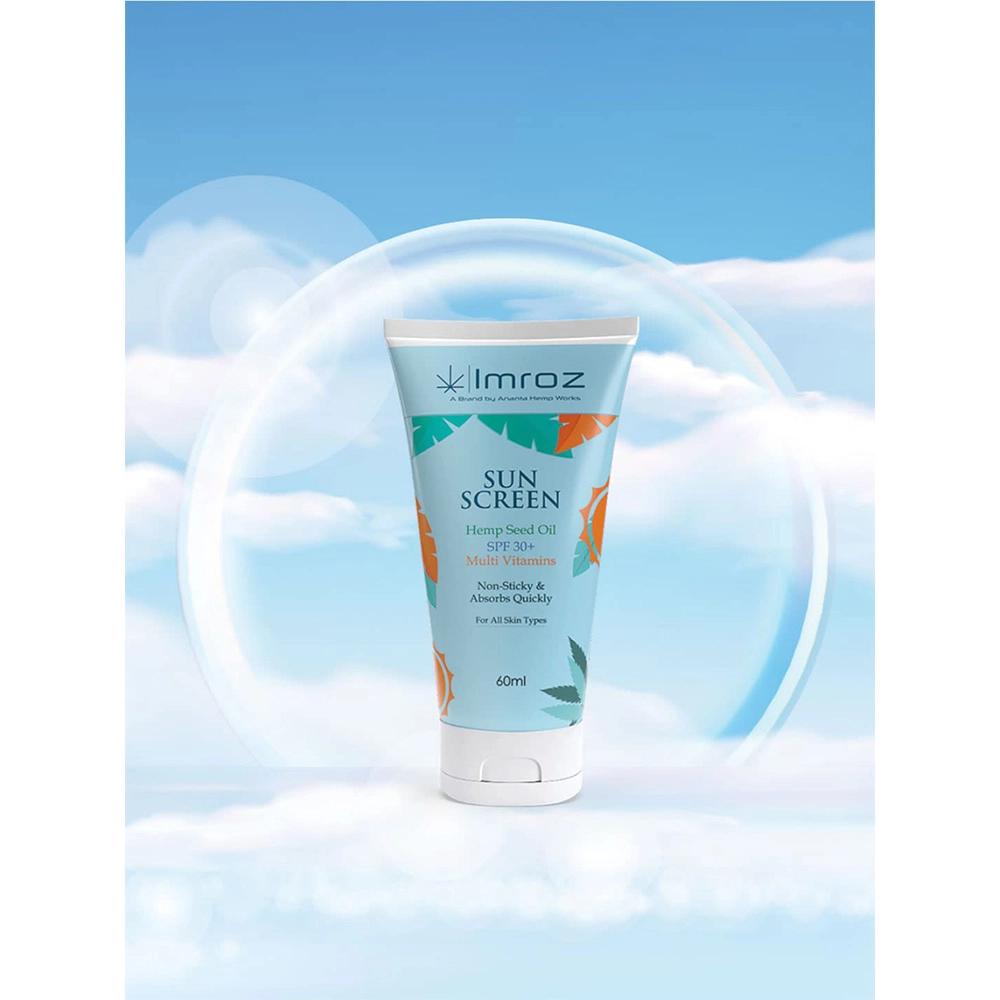 Imroz Sunscreen Spf 30+ With Hemp Seed Oil, 60ml - Image 4