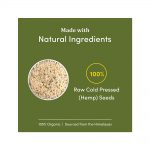 natural ingredients in vedic tails hemp seed oil on itsHemp