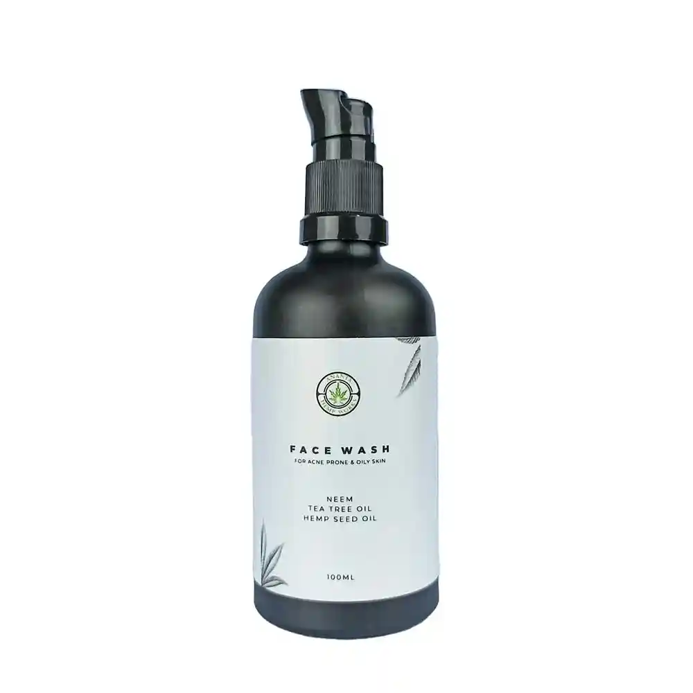 Ananta Hemp Tea Tree & Neem Face Wash, 100ml on itsHemp