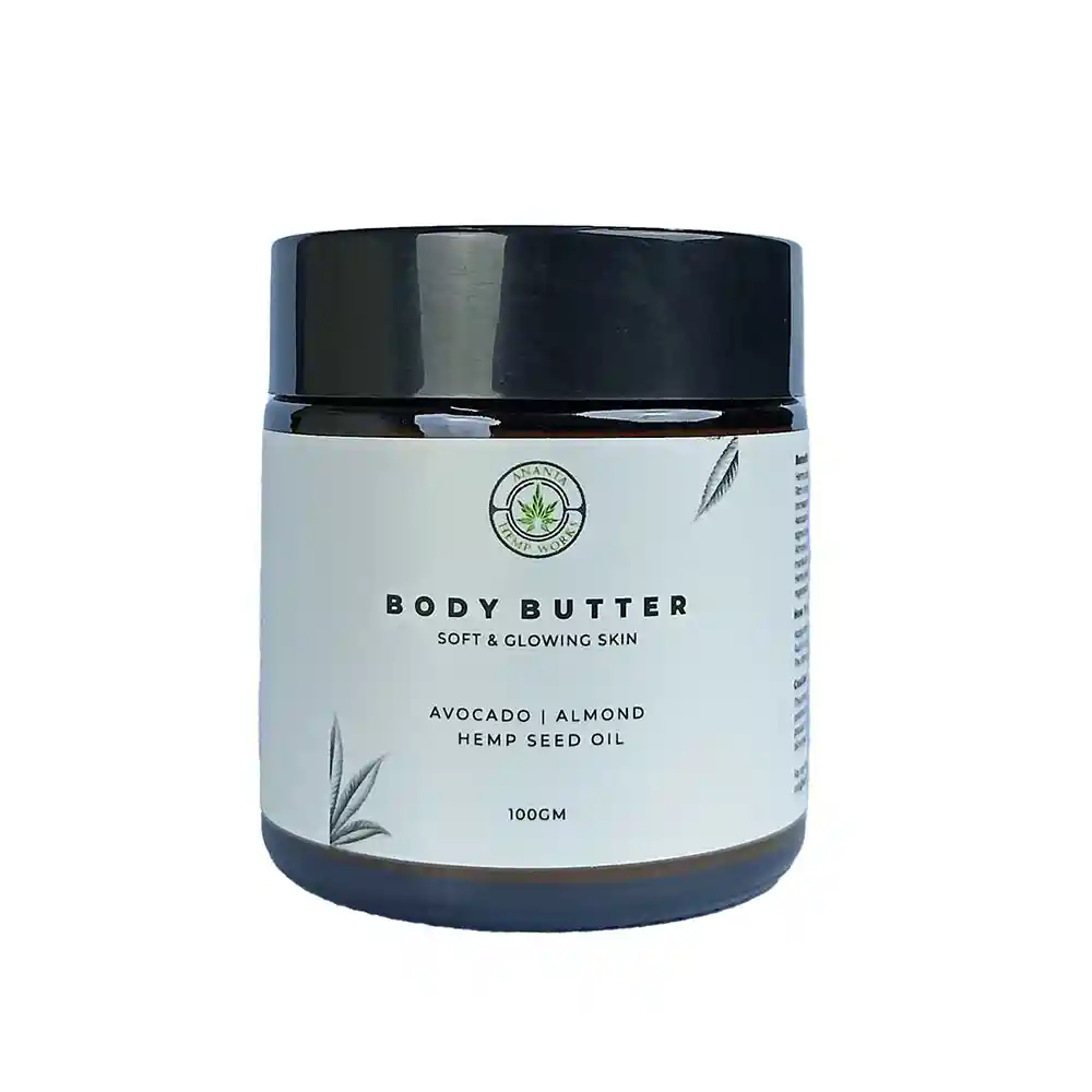 Ananta Hemp Body Butter - Avocado and Almond, 100gms on itsHemp