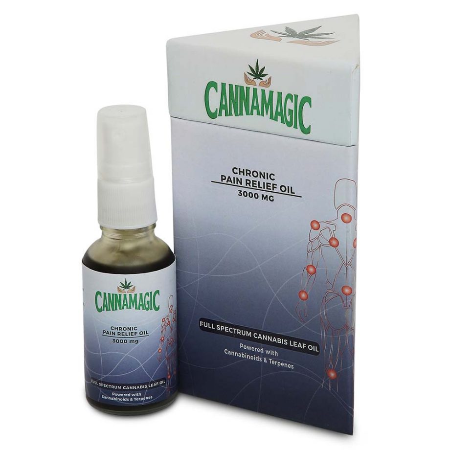 cannamagic pain relief oil drops on itsHemp
