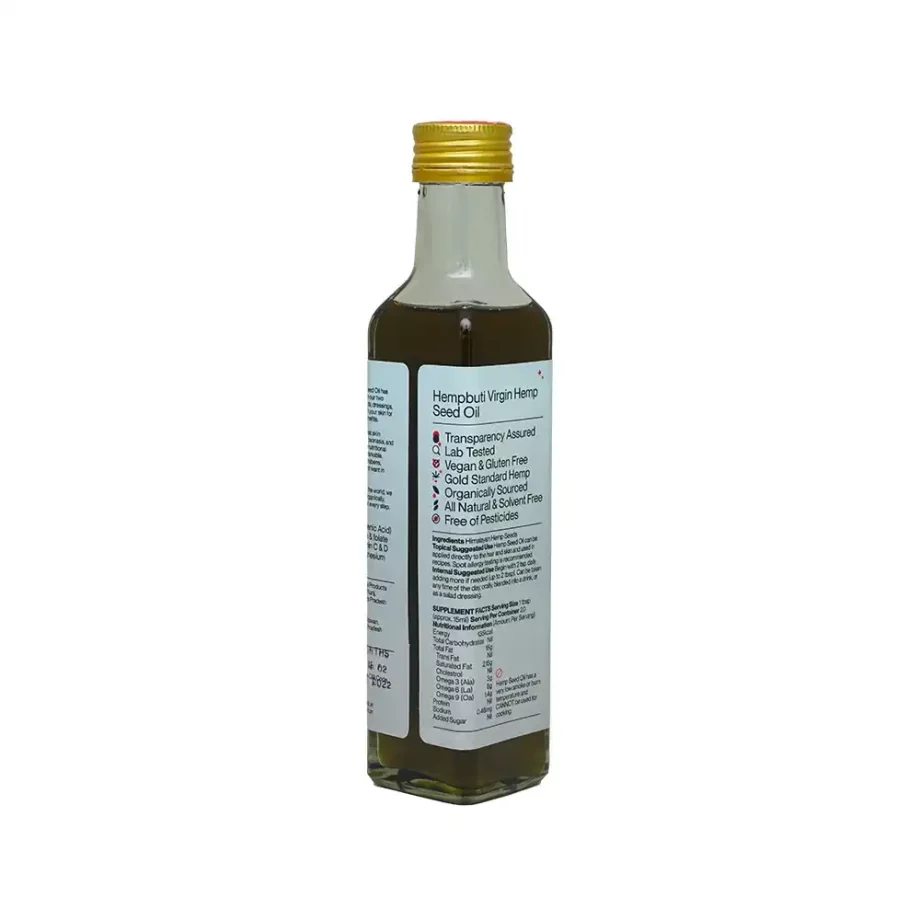 Hempbuti Virgin Hemp Seed Oil, 250ml on itsHemp