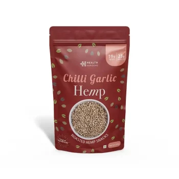Health horizons chilli garlic hemp snacks on itsHemp