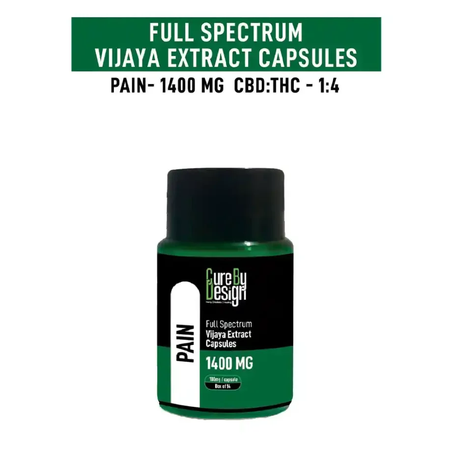 Cure by design full spectrum vijaya leaf extract capsules on itsHemp