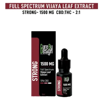 Cure by design full spectrum vijaya leaf extract strong on itsHemp