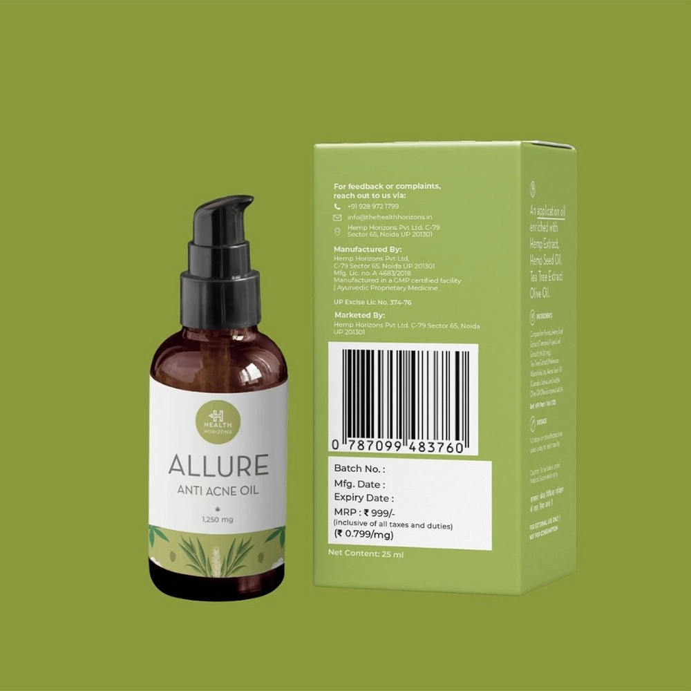 Health Horizons Allure – Anti Acne Oil, 25ml - Image 7