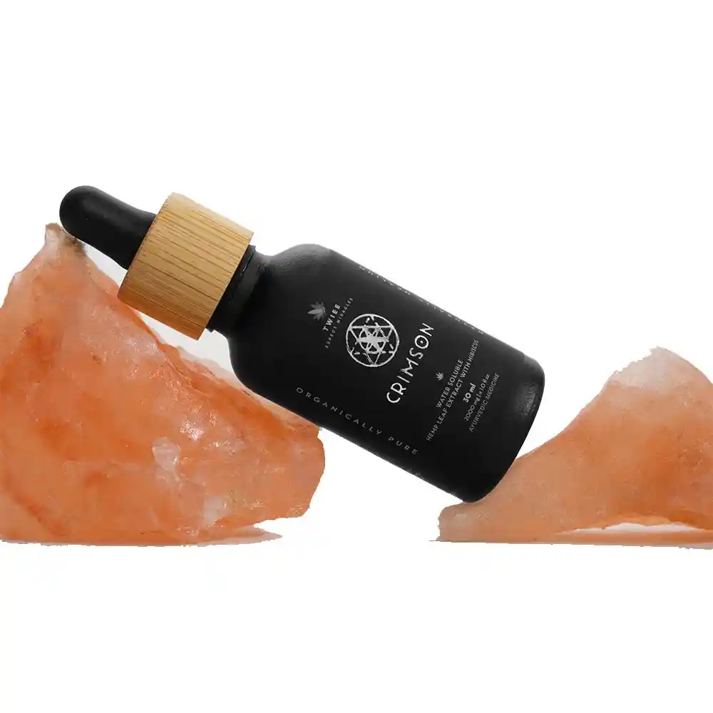 Twiee Crimson Water Soluble Hemp Leaf Extract with Hibiscus Tea (2000mg),, 30ml on itsHemp