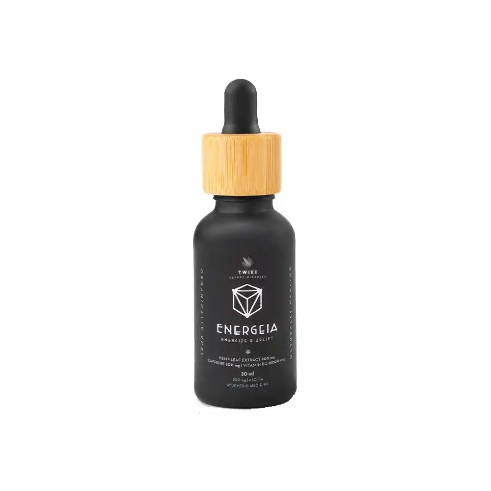 Twiee Energeia Energize & Uplift Hemp Leaf Tincture (600mg) on itsHemp