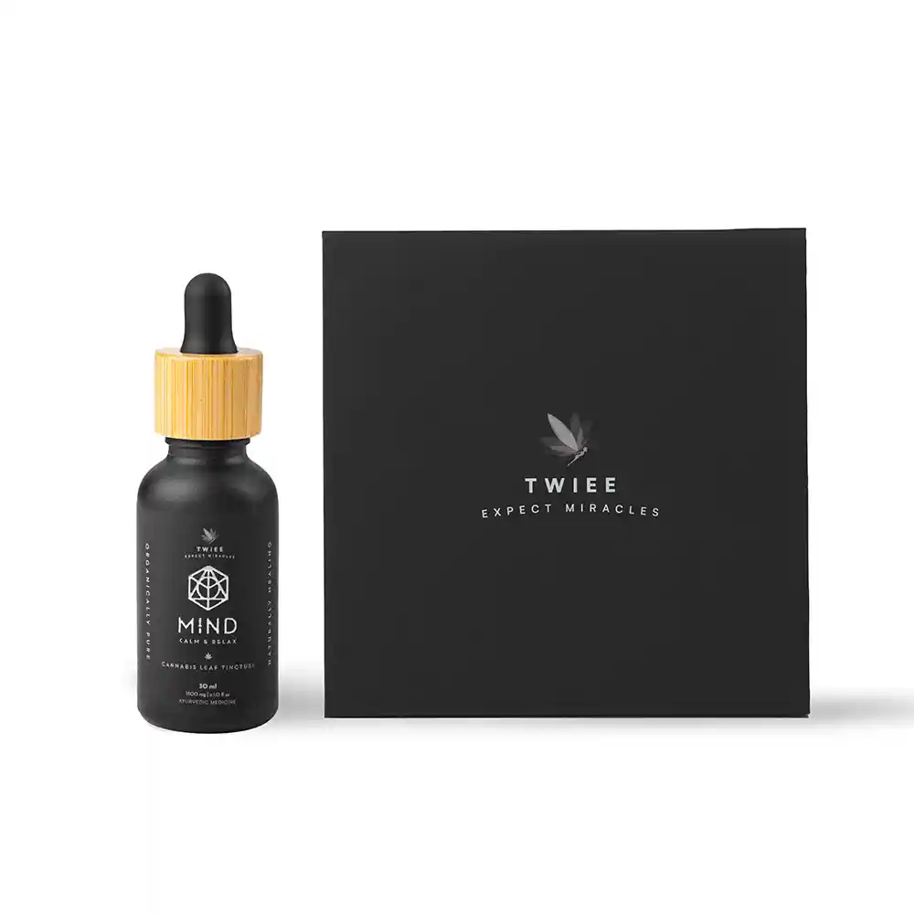 Twiee Mind Calm & Relax Cannabis Leaf Tincture (1500mg), 30ml on itsHemp