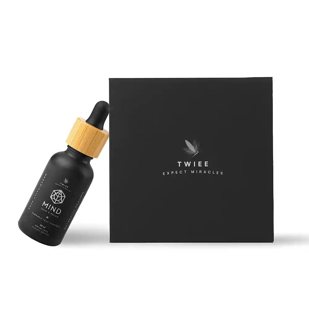 Twiee Mind Calm & Relax Cannabis Leaf Tincture (1500mg), 30ml on itsHemp