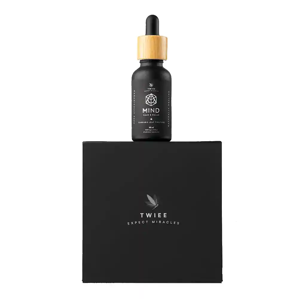 Twiee Mind Calm & Relax Cannabis Leaf Tincture (1500mg), 30ml on itsHemp