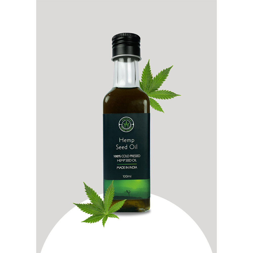 ANANTA HEMP SATIVA OIL 100ML (COLD PRESSED) - Image 2