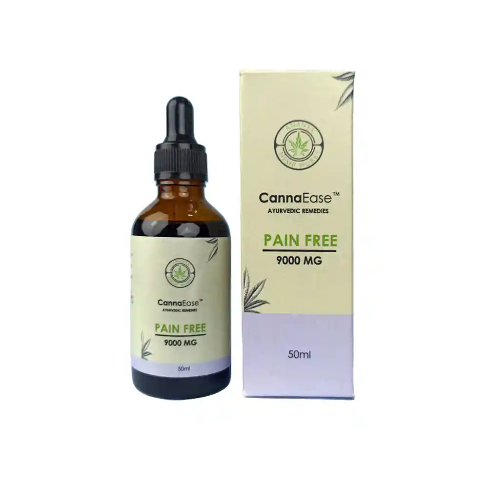 Ananta Cannaease Pain Free Full-spectrum Vijaya Leaf Extract for Oral Consumption, 9000mg on itsHemp