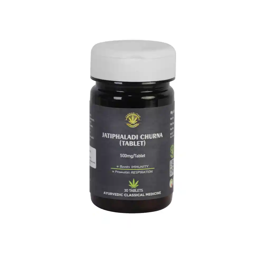 CannaBlithe Jatiphaladi Churna (Tablet)- 500 mg/30 Tab on itsHemp