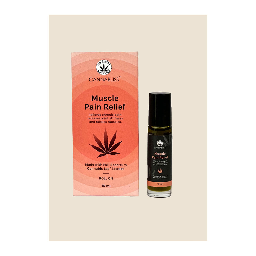 India Hemp Organics Cannabliss Muscle Relief, 10 ML - Image 2