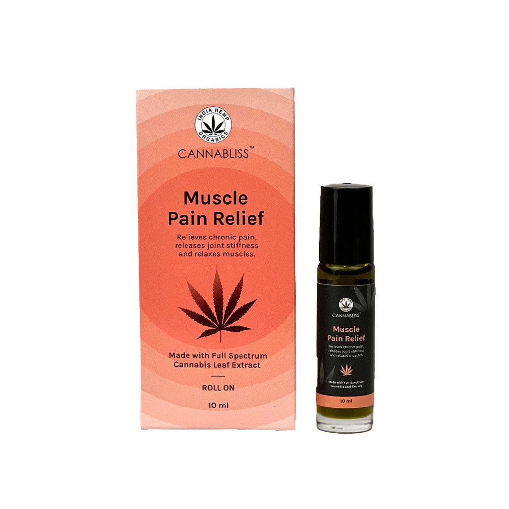 Layer 1 India Hemp Organics Cannabliss Muscle Relief, 10 ML - Image 1