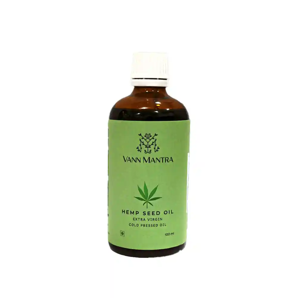 VM136001_1-1 Vann Mantra Hemp Seed Oil for Skin and Hair, 100ml on itsHemp