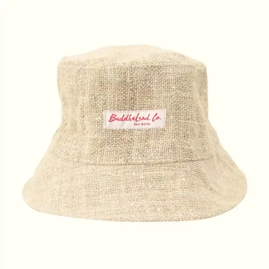 Buddhaland Co. Hemp Bucket hat on itshemp