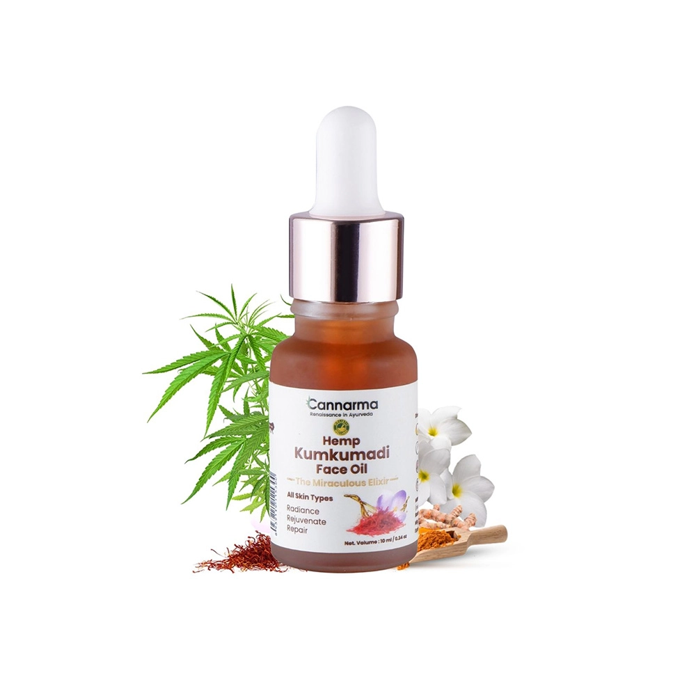 Cannarma™  Hemp Kumkumadi Face Oil, 10ml - Image 1
