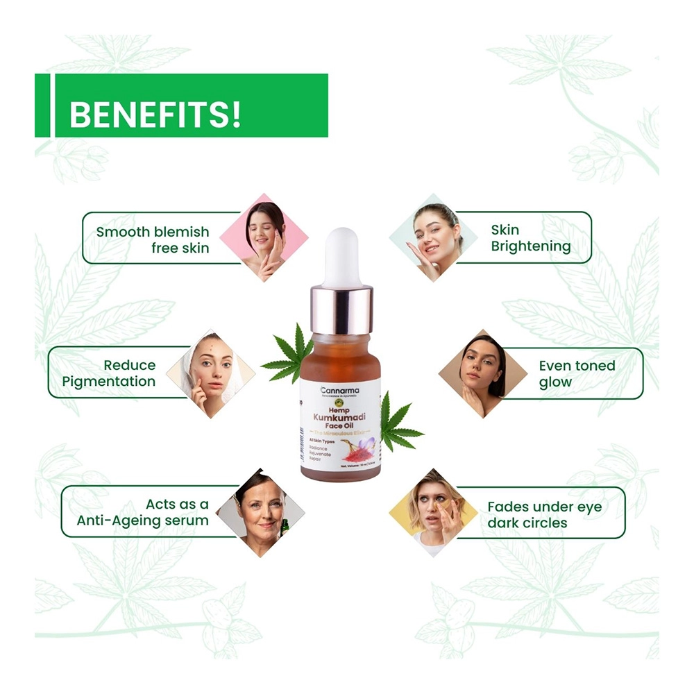 Cannarma™  Hemp Kumkumadi Face Oil, 30ml - Image 6