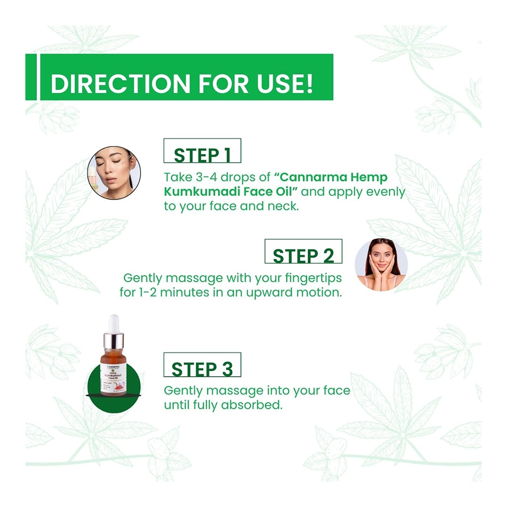 Cannarma™  Hemp Kumkumadi Face Oil, 30ml - Image 5