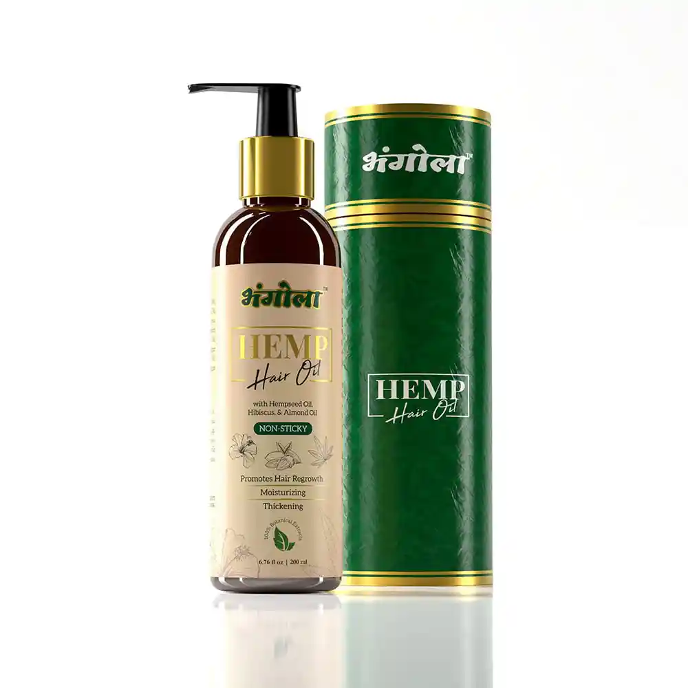 BH141004_1 Bhangola Hemp Hair Oil, 200ml on itsHemp