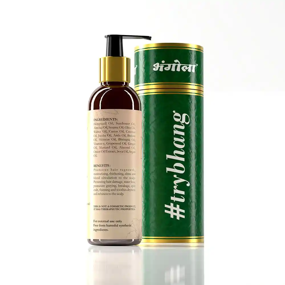 Bhangola Hemp Hair Oil, 200ml on itsHemp