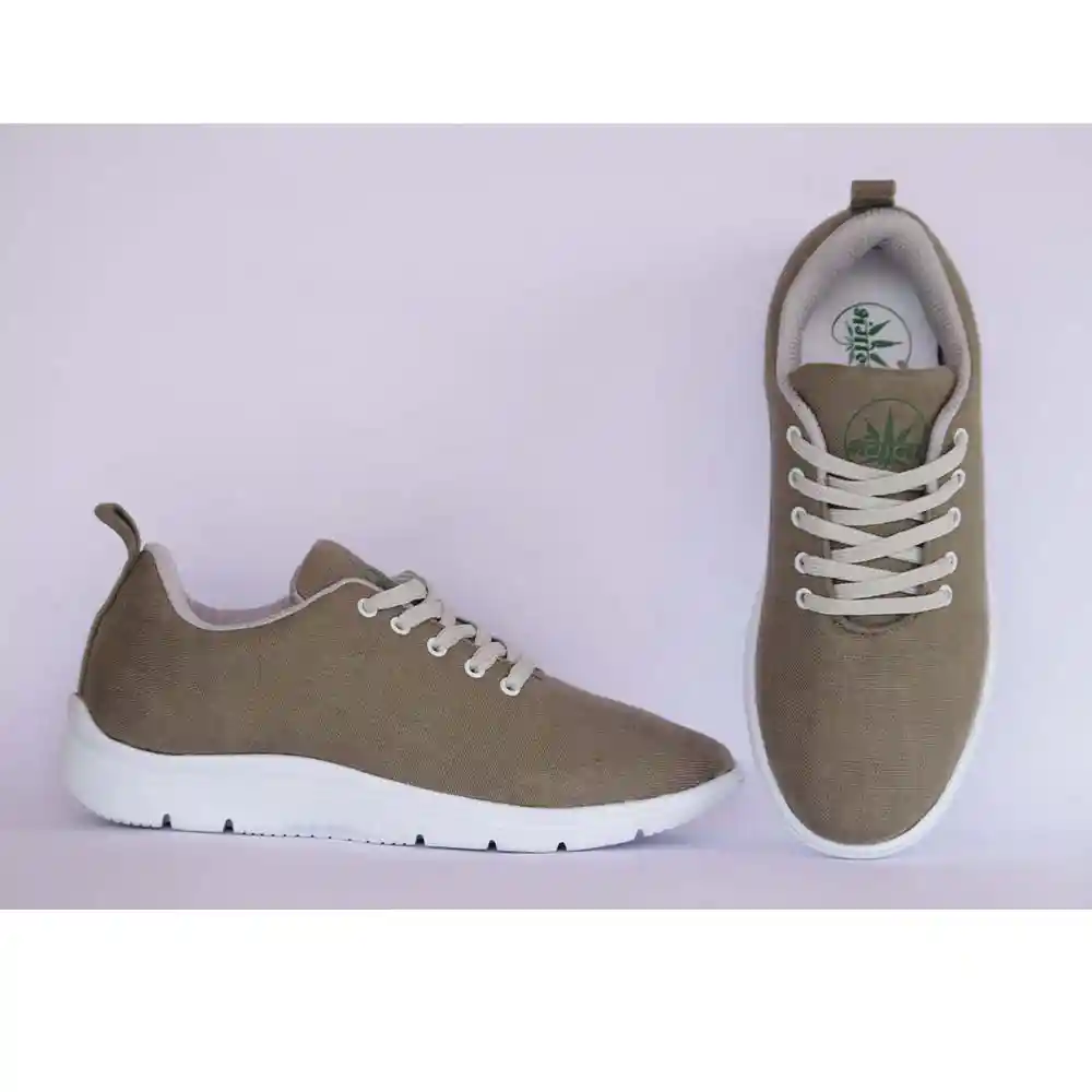Bhangola Hemp Shoes - प्रथम, Olive Colour on itshemp