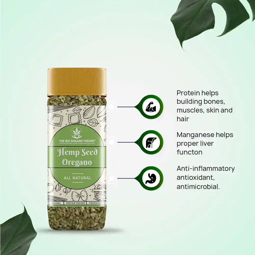 The Big Bhaang Theory Hemp seed oregano, 50gms on itshemp