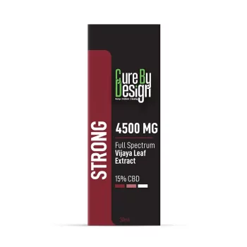 Cure By Design Vijaya Full-Spectrum Extract Tincture (Strong 15%) 4500mg, 30ml on itshemp