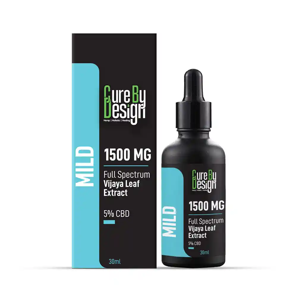 CD033080_1 Cure By Design Vijaya Full-Spectrum Extract Tincture (Mild 5%) 1500MG, 30ml on itshemp