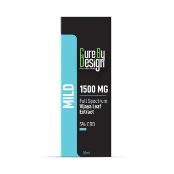 Cure By Design Vijaya Full-Spectrum Extract Tincture (Mild 5%) 1500MG, 30ml on itshemp