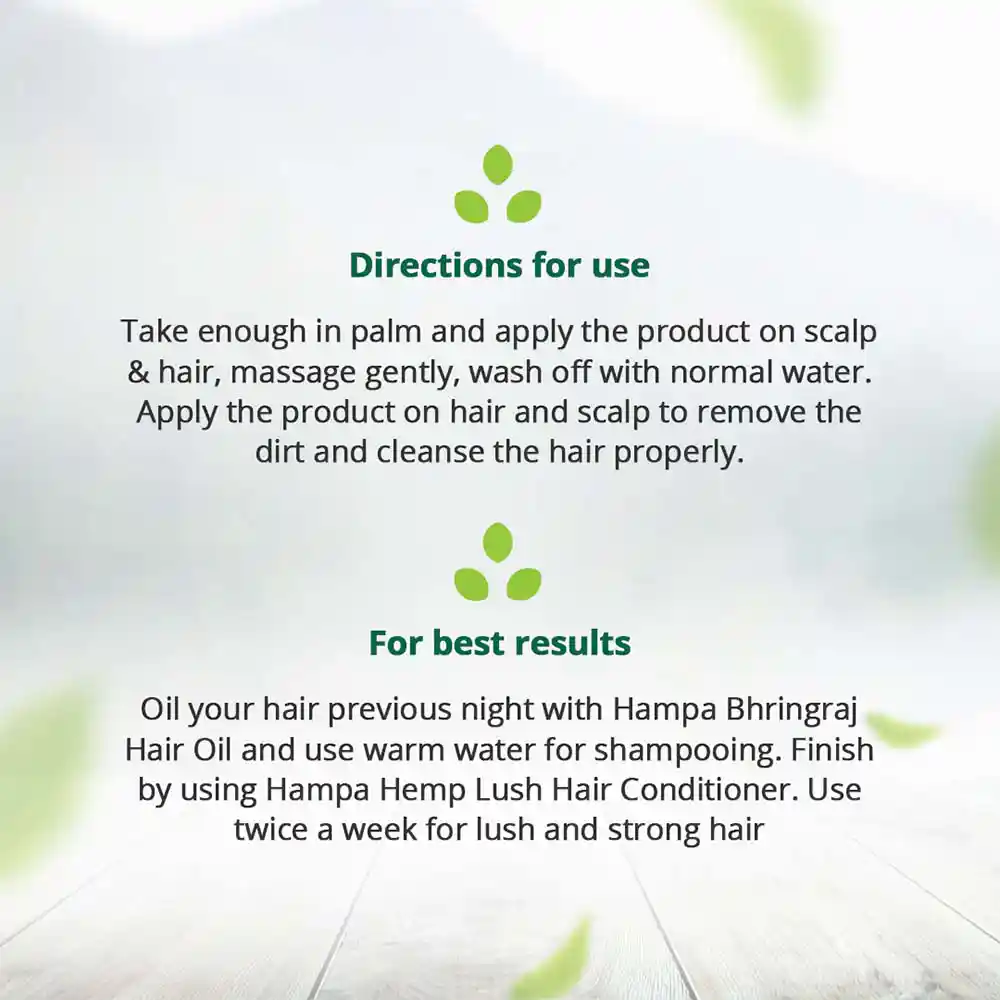 Hampa Hair Shampoo, 200 ml on itshemp