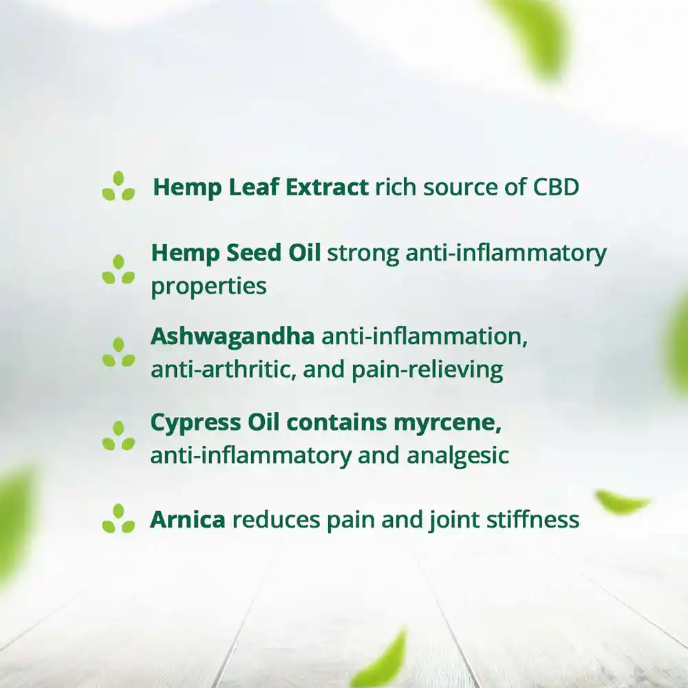 Hampa Intense Relief Oil, 50 ml on itshemp