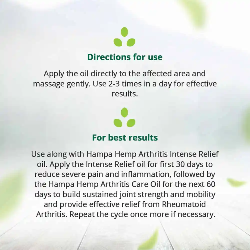 Hampa Arthritis Care Oil, 100 ml on itshemp