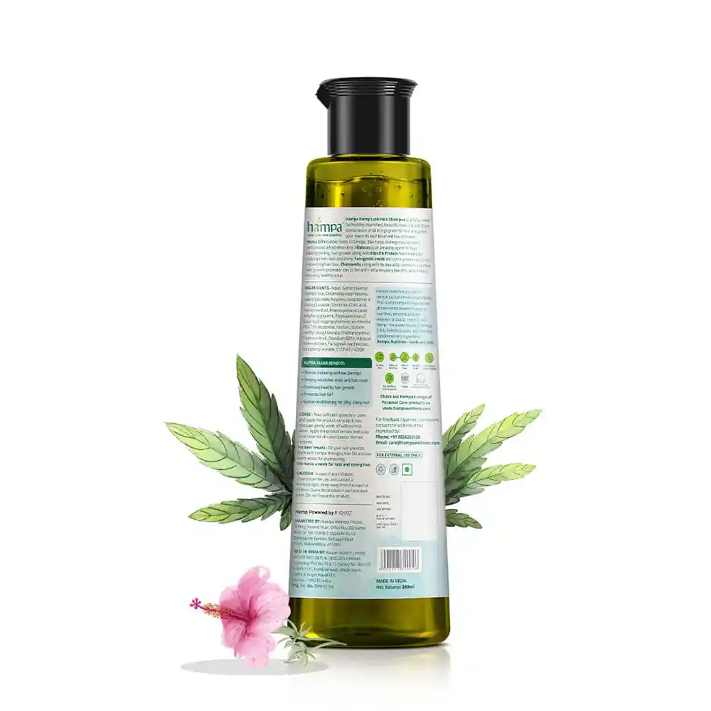 Hampa Bhringraj Oil + Shampoo Combo, 300 ml on itshemp