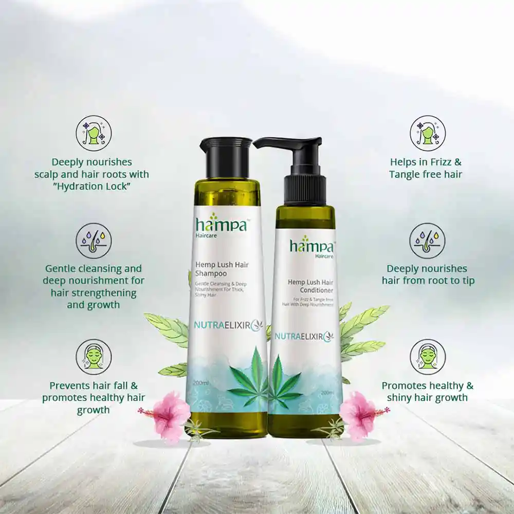 Hampa Shampoo + Conditioner Combo, 400 ml on itshemp