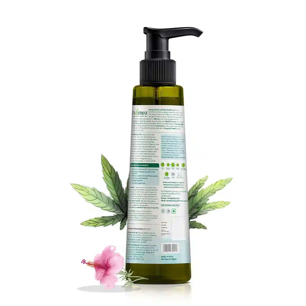Hampa Shampoo + Conditioner Combo, 400 ml on itshemp