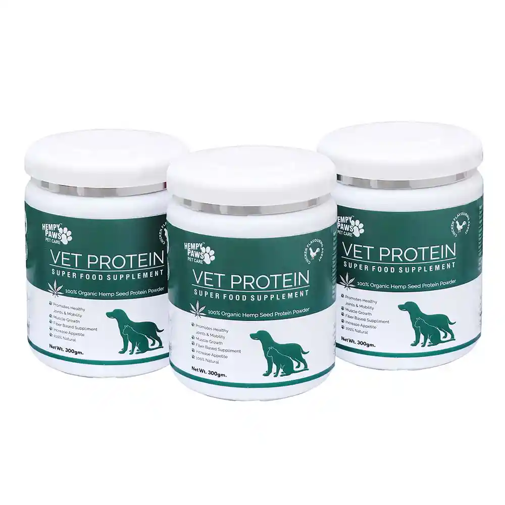 HempyPaws Pet Care Vet Protien with Chicken Flavouring Agent, 300 gms on itshemp