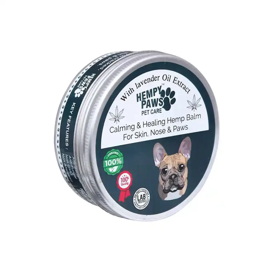 HempyPaws Pet Care Calming & Healing Hemp Balm with Lavender Oil Extract, 100 Grams on itshemp