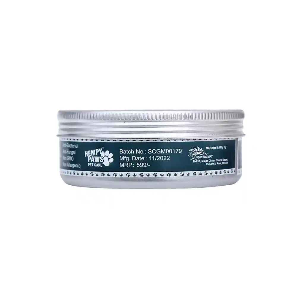 HempyPaws Pet Care Calming & Healing Hemp Balm with Lavender Oil Extract, 100 Grams on itshemp