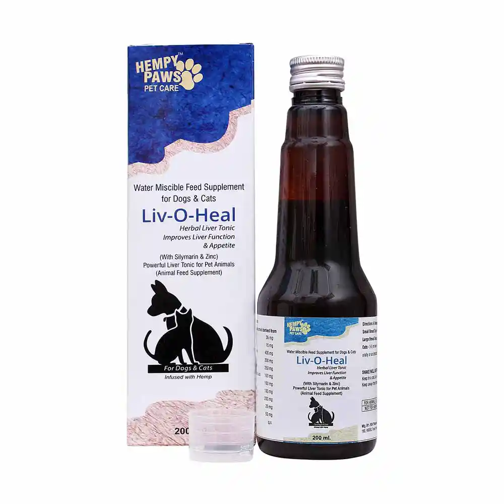 HempyPaws Pet Care Liv-O-Heal, 200 ML on itshemp