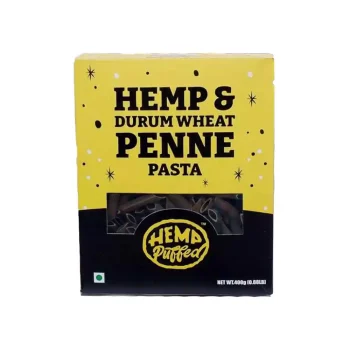Hemp Puffed Hemp & Durum Wheat Penne Pasta, 400gm on itshemp