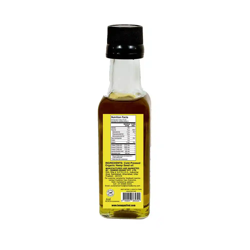 Hemp Puffed Hemp Seed Oil, 100ml on itshemp